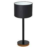 Lampy stojące - Luminex Table lamps 3834 Lampa stołowa lampka 1x60W E27 czarny/naturalny/biały - miniaturka - grafika 1