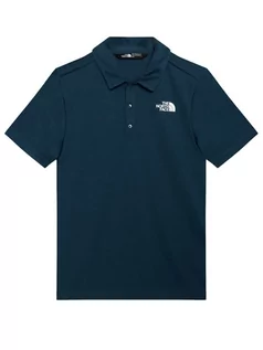 Koszulki dla chłopców - The North Face Polo Horizon NF0A3CPO1LG1 Granatowy Regular Fit - grafika 1