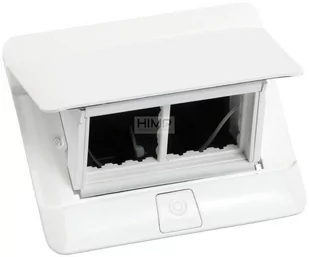 Legrand Minipuszka POP-UP do blatów 4M biała zestaw monataż 654001 654001 - Kanały kablowe - miniaturka - grafika 1