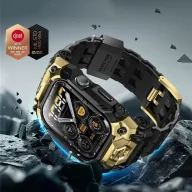 Akcesoria do smartwatchy - Etui z Paskiem do Apple Watch 10 (46mm) Czarno-Złote SUPCASE Unicorn Beetle Ore - miniaturka - grafika 1