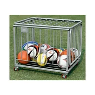 Wyposażenie sportowe i gimnastyczne - Wózek kosz na piłki SMJ sport Prima VBCCG-P100 - miniaturka - grafika 1