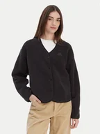 Swetry damskie - adidas Kardigan Future Icons 3-Stripes KB5233 Czarny Loose Fit - miniaturka - grafika 1