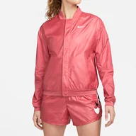 Kurtki damskie - Damska Kurtka NIKE W NK SWSH RUN JKT DD6847-622 – Różowy - miniaturka - grafika 1