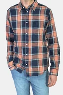 Koszule męskie - WRANGLER 1PKT SHIRT GLOW ORANGE KOSZULA - miniaturka - grafika 1