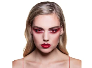 Soczewki kontaktowe "Diabeł" - 7 dniowe - Dodatki do strojów karnawałowych - miniaturka - grafika 1