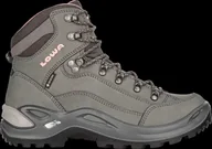 Buty trekkingowe damskie - Buty trekkingowe damskie Lowa RENEGADE GTX MID graphite/rose Gore-Tex wodoodporne szare (320945 9789) - miniaturka - grafika 1