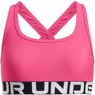 Biustonosze - Under Armour Biustonosz G Crossback - Super Różowy/Biały - YMD - miniaturka - grafika 1