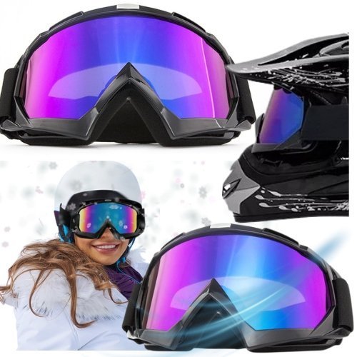 GOGLE NARCIARSKIE SNOWBOARD NA MOTOR OKULARY NA NARTY MOTOCYKL QUADA UV