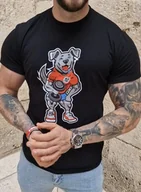 Koszulki męskie - Koszulka czarna męska Dog Furia - miniaturka - grafika 1