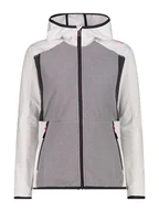 Kurtki i kamizelki sportowe damskie - CMP Kurtka hybrydowa w kolorze szaro-kremowym - miniaturka - grafika 1