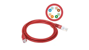ALANTEC PATCH-CORD U/UTP KAT.6 PVC 0.25M CZERWONY - Patchcordy - miniaturka - grafika 6