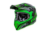 Kaski motocyklowe - PREMIER CASCO EXIGE QX7 Zielony/CZARNY,S - miniaturka - grafika 1