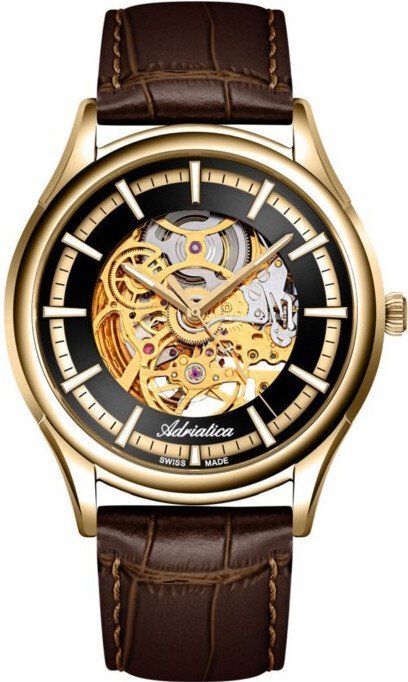 Zegarek męski Adriatica A2804.1214AS1 brązowy