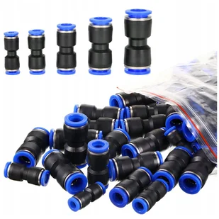 ZŁĄCZKA PNEUMATYCZNA PROSTA WTYKOWA SZYBKOZŁĄCZKA TIR 4-12MM ZESTAW 60SZT - Pozostałe akcesoria sieciowe - miniaturka - grafika 1