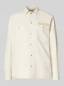 Kurtki męskie - Kurtka koszulowa o kroju regular fit z naszywką z logo model ‘Worker’ - miniaturka - grafika 1