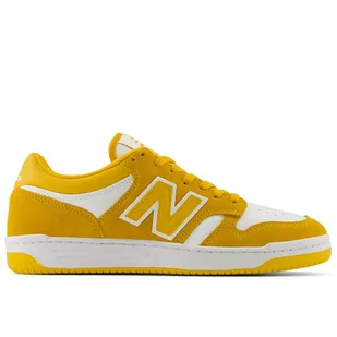 Buty New Balance BB480LWA - żółte - Buty sportowe męskie - miniaturka - grafika 8