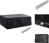 Pokrowce na meble ogrodowe - vidaXL Pokrowiec na meble ogrodowe 8 oczek 200×160×70 cm - Pokrowce ochronne na meble ogrodowe - miniaturka - grafika 1