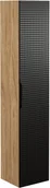 Szafki łazienkowe - Szafka łazienkowa LUXOR BLACK 80-01-1D 35cm dąb olejowany/czarna - miniaturka - grafika 1