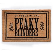 Wyposażenie pokoiku dziecięcego - Peaky Blinders - Wycieraczka (40 x 60 cm) - miniaturka - grafika 1