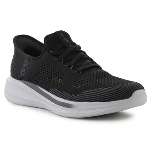 Buty Skechers 210810-BLK czarne - Buty sportowe męskie - miniaturka - grafika 1