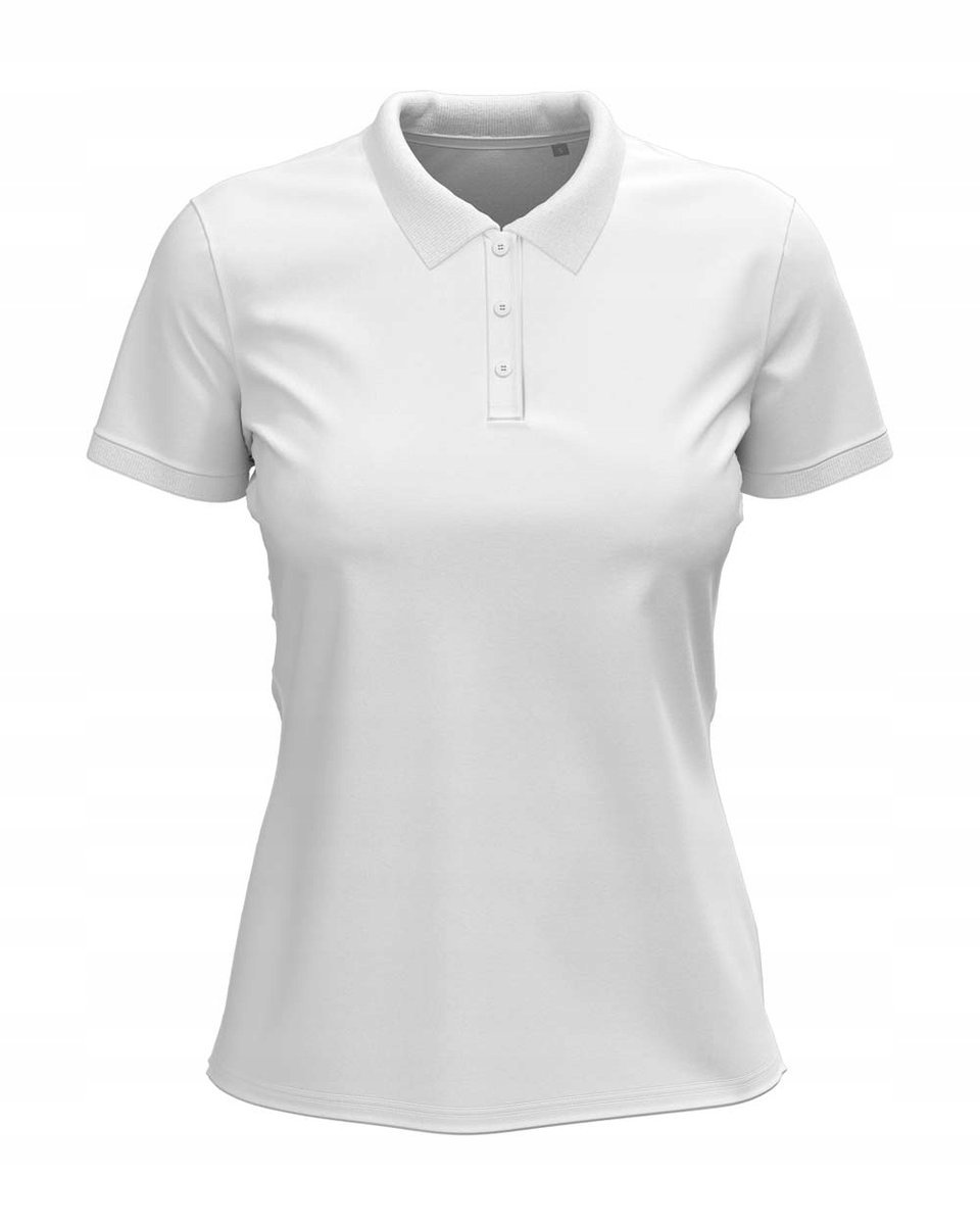Koszulka damska polo bawełniana Polówka Stedman ST9740 Claire Polo White S
