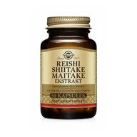 Suplementy naturalne - Solgar Reishi Shiitake Maitake ekstrakty 50kaps - miniaturka - grafika 1