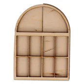 Dekoratorstwo - EKO-DECO, dekor, owalne okno z okiennicami - miniaturka - grafika 1