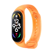 Akcesoria do smartwatchy - Xiaomi Smart Band 7 Strap Neon – Pomarańczowy - miniaturka - grafika 1