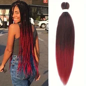 Pozostałe akcesoria fryzjerskie - TEMU Wstępnie rozciągnięte warkocze do przedłużania włosów 26 cali 1 szt. Syntetyczne warkocze do włosów Warkocze szydełkowe, łatwe warkocze - miniaturka - grafika 1