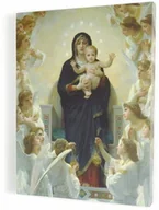 Ikony i obrazy sakralne - Matka Boża Anielska - obraz na płótnie canvas - miniaturka - grafika 1