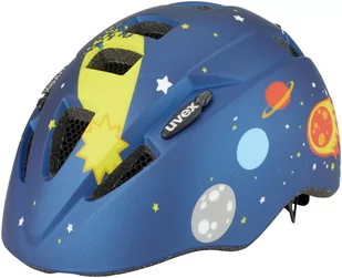 UVEX Kid 2 CC Dark Blue Rocket Matt 46-52 - Kaski rowerowe - miniaturka - grafika 1