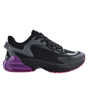 Sneakersy damskie BIG STAR LL274335 czarne - Sneakersy damskie - miniaturka - grafika 1