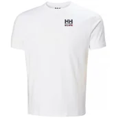 Koszulki sportowe męskie - Koszulka męska Helly Hansen Shoreline T-Shirt 3.0 Rozmiar: M / Kolor: biały - miniaturka - grafika 1