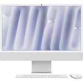 Zestawy komputerowe - Apple iMac 24 M4/24GB/512/MacOS Retina 4,5K Srebrny 10R GPU - miniaturka - grafika 1