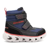Buty dla chłopców - Botki Skechers 405052N NVBK - miniaturka - grafika 1