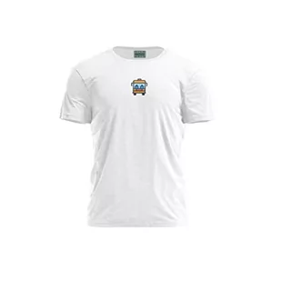 Bona Basics T-shirt męski, biały, L - Koszulki męskie - miniaturka - grafika 1