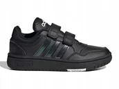 Buty dla dziewczynek - BUTY dziecięce ADIDAS HOOPS H03861 na rzepy 28,5 - miniaturka - grafika 1