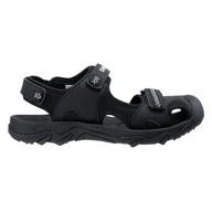 Sandały damskie - Sandały Hi-Tec Merfino T Jr 92800304868 czarne - miniaturka - grafika 1
