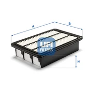 Filtry powietrza - Filtr powietrza UFI Filtry 30.403.00 - miniaturka - grafika 1