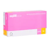 Rękawiczki jednorazowe - RĘKAWICZKI NITRYLOWE ROZMIAR M 100 SZTUK RÓŻOWE - miniaturka - grafika 1