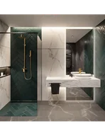 Lustra - Lustro na wymiar prostokątne w dwóch częściach do toaletki z podświetleniem - AGIS LED, Lustro prostokątne : 100x100 - miniaturka - grafika 1