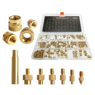 narzędzie do wkładek termicznych, wkładka termiczna, narzędzie do wkładek termicznych, wkładki termiczne, narzędzia do druku 3D, Kupfermuttern, Hot Melt Heat Rändelmuttern, końcówki do wkładek termicznych - Filamenty i akcesoria do drukarek 3D - miniaturka - grafika 1