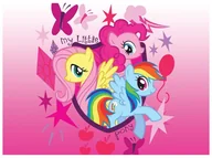 Ciasta i półprodukty do ciast - Dekoracyjny opłatek tortowy My Little Pony - A4 - miniaturka - grafika 1