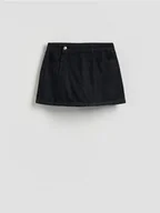 Spódnice - Reserved - Jeansowe spódnico-szorty - szary - miniaturka - grafika 1