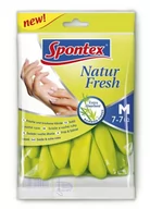 Inne artykuły do sprzątania - Spontex RĘKAWICE NATURAL FRESH M 18407 - miniaturka - grafika 1