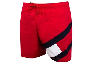 Tommy Hilfiger Męskie Krótkie Spodenki Szorty Sf Medium Drawstring Red Um0Um02048 Xlg M - Spodenki męskie Tommy Hilfiger Męskie Krótkie Spodenki Szorty Sf Medium Drawstring Red Um0Um02048 Xlg M - Spodenki męskie - miniaturka - grafika 1