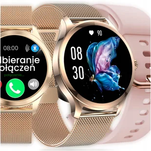 JG Smart JGR-92 Złoty - Smartwatch - miniaturka - grafika 1