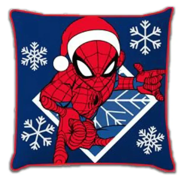 Poszewka Młodzieżowa 40x40 Spiderman Świąteczny Velvet