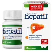 Układ pokarmowy - Hepatil, 120 tabletek - miniaturka - grafika 1