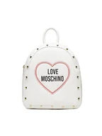 Plecaki - Love Moschino Plecak JC4369PP0EKG0100 Biały - miniaturka - grafika 1